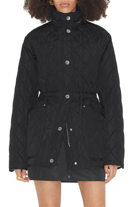 Burberry Roxbugh Diamond Quilted Nylon Hooded Jacket